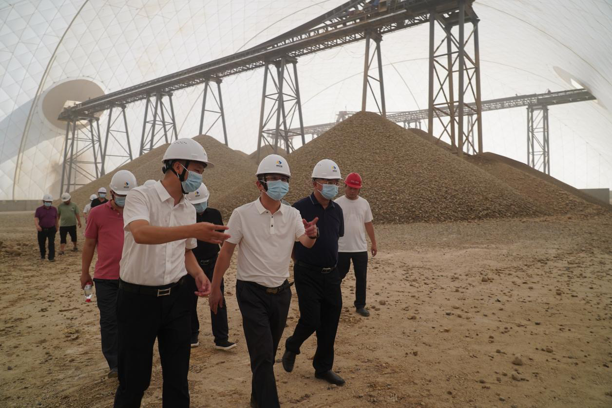 彭亞文深入機制砂生產一線調研督導沅江項目安全生產工作